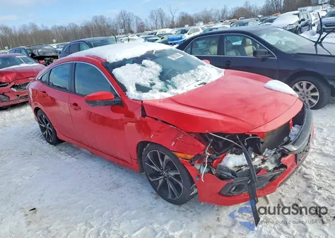 2019 Honda Civic Sport z USA, uszkodzony, nr VIN 2HGFC2F82KH510229